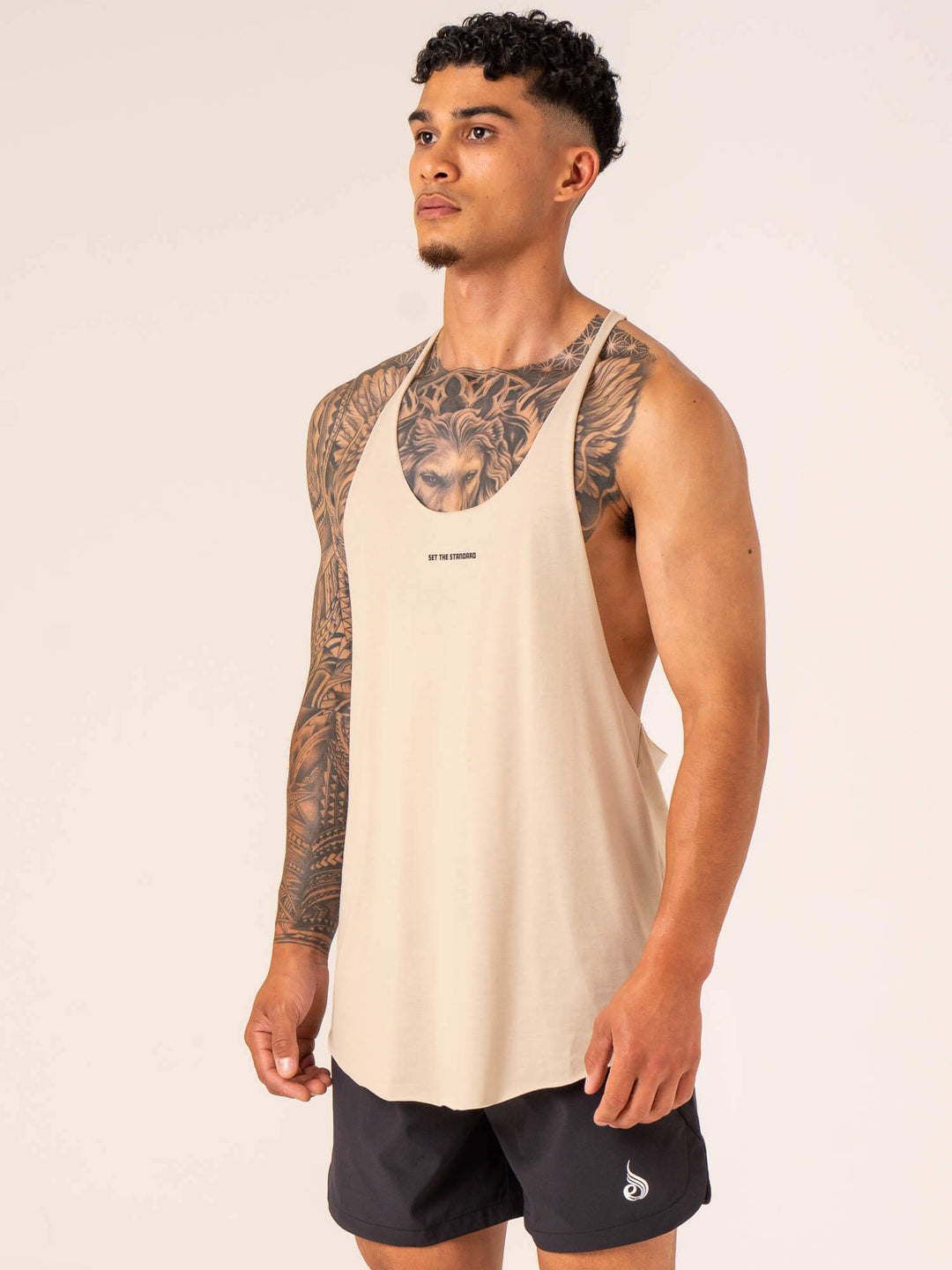 Emerge Arnie T-Back - Sand Clothing Ryderwear 