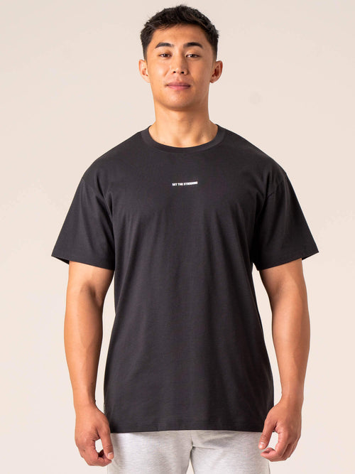 Emerge Oversized T-Shirt Faded Black