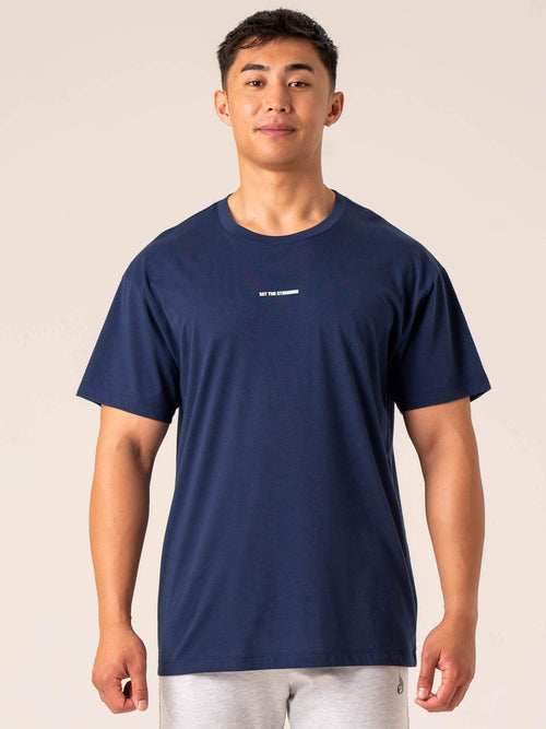 Emerge Oversized T-Shirt Navy
