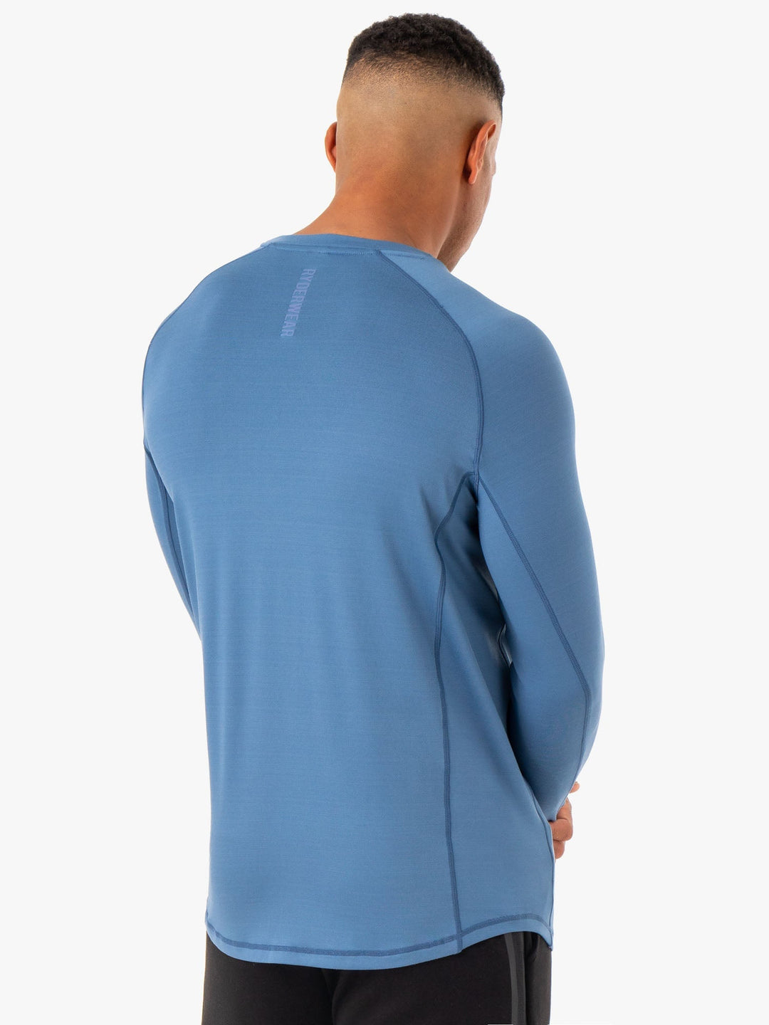 Enhance Long Sleeve Training Top - Blue Clothing Ryderwear 