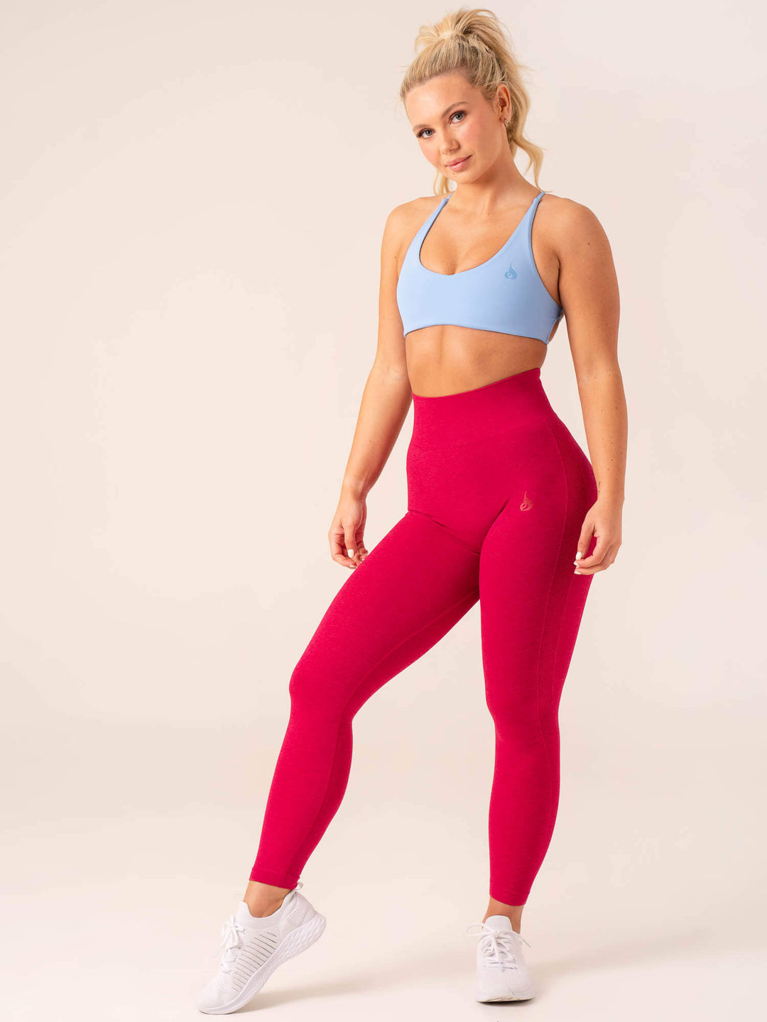 Evolve Seamless Leggings - Berry Marl Clothing Ryderwear 