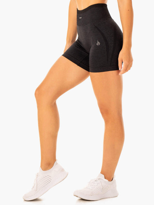 Ryderwear Black Friday Womens Level Up High Waisted Scrunch Leggings - Chocolate L