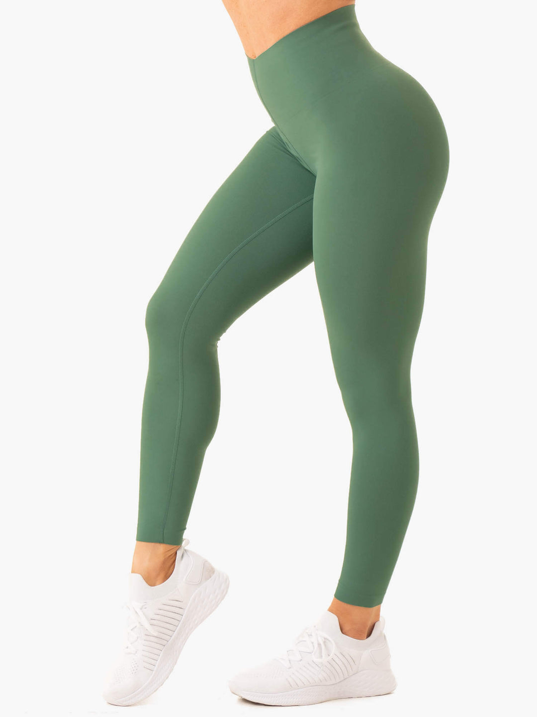 Extend Compression Leggings - Dark Green Clothing Ryderwear 