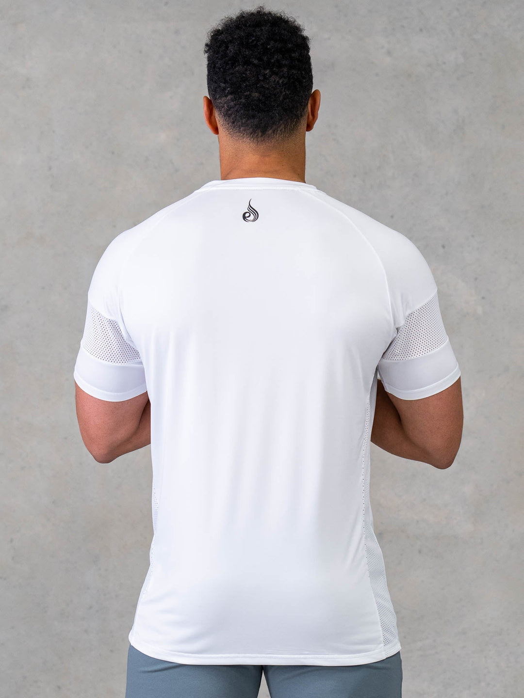Flex Mesh T-Shirt - White Clothing Ryderwear 
