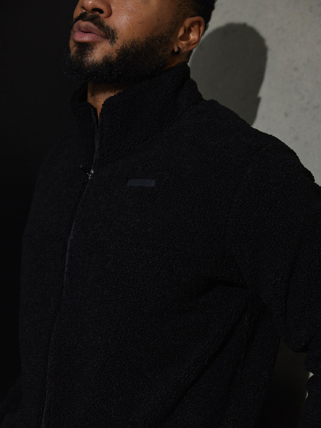 Flex Polar Fleece Jacket - Black Clothing Ryderwear 