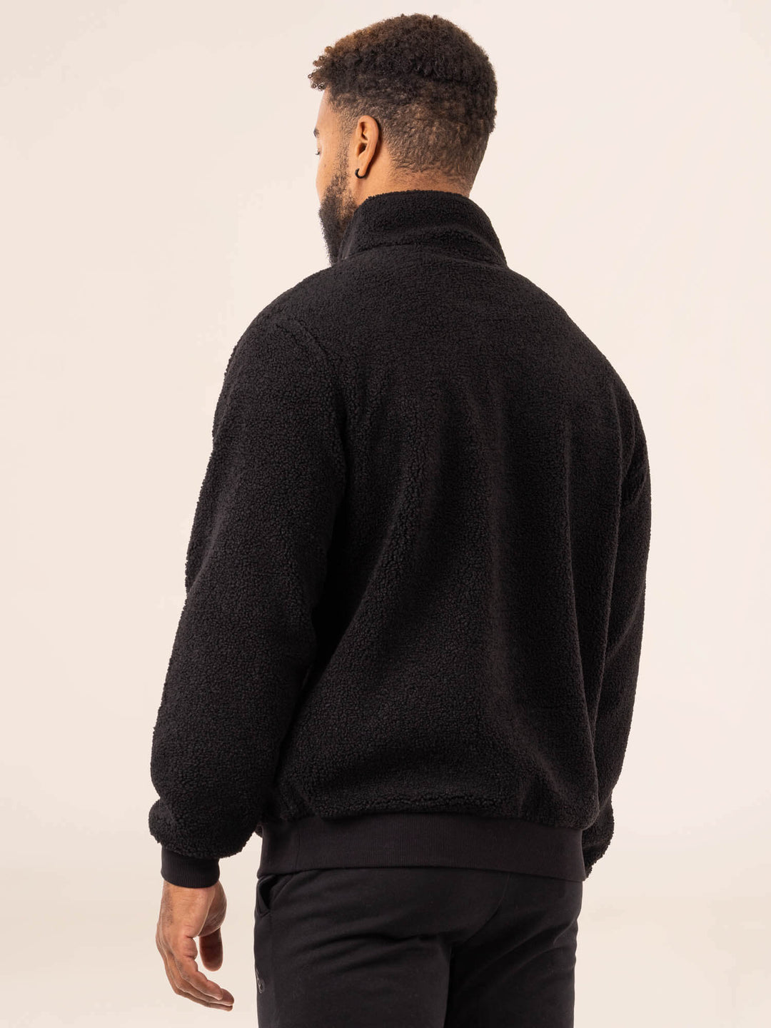 Flex Polar Fleece Jacket - Black Clothing Ryderwear 
