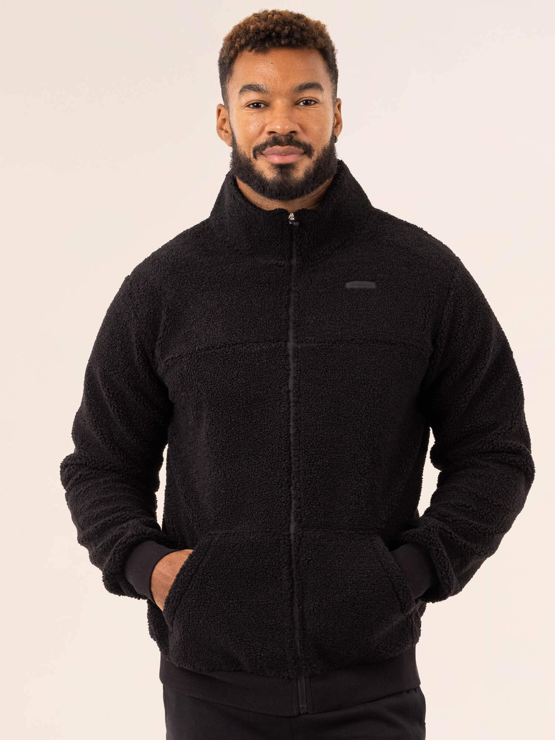 Flex Polar Fleece Jacket - Black Clothing Ryderwear 
