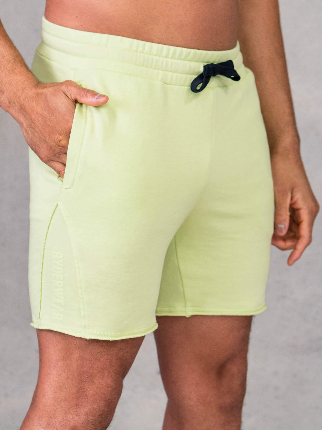 Force 6" Track Short - Lime Clothing Ryderwear 