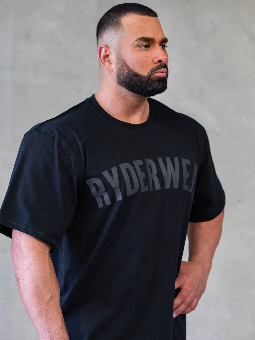 Force Oversized T-Shirt - Black - Ryderwear