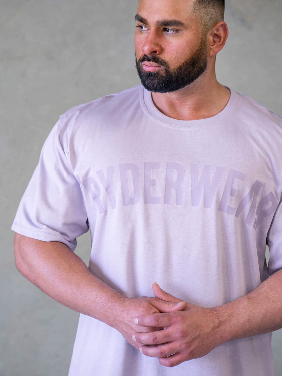 Force Oversized T-Shirt - Lavender Clothing Ryderwear 