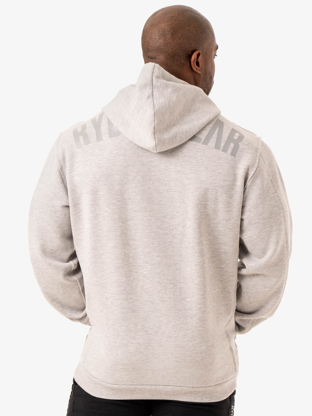 Force Pullover Hoodie - Grey Marl Clothing Ryderwear 
