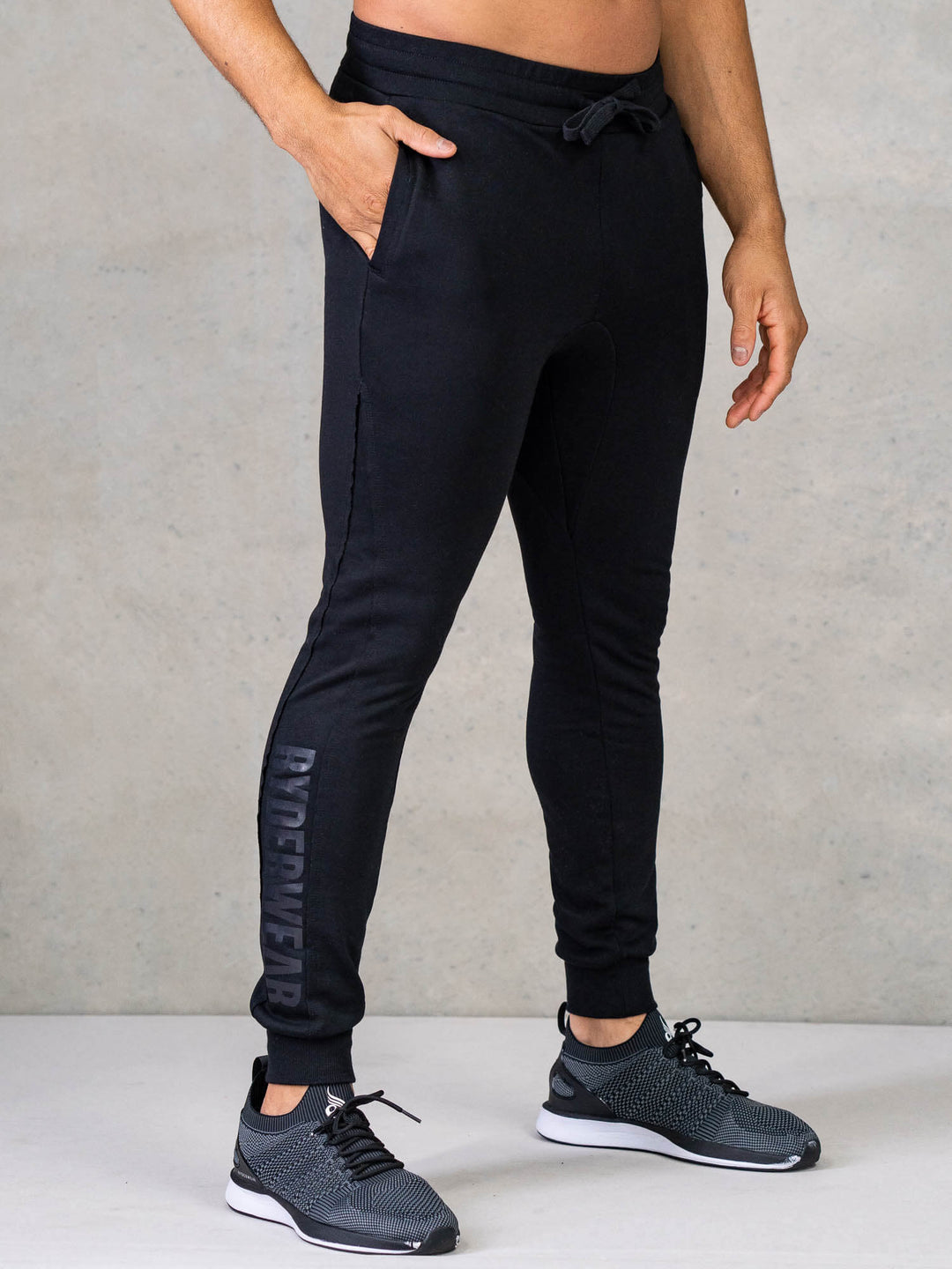 Force Track Pant - Black Clothing Ryderwear 