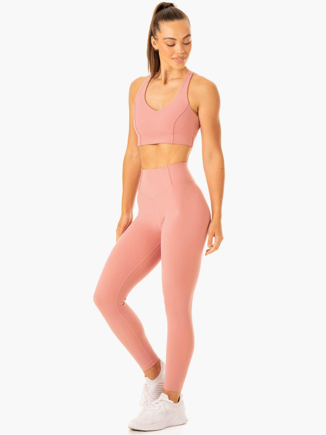 Form Scrunch Bum Leggings - Dusty Pink Clothing Ryderwear 