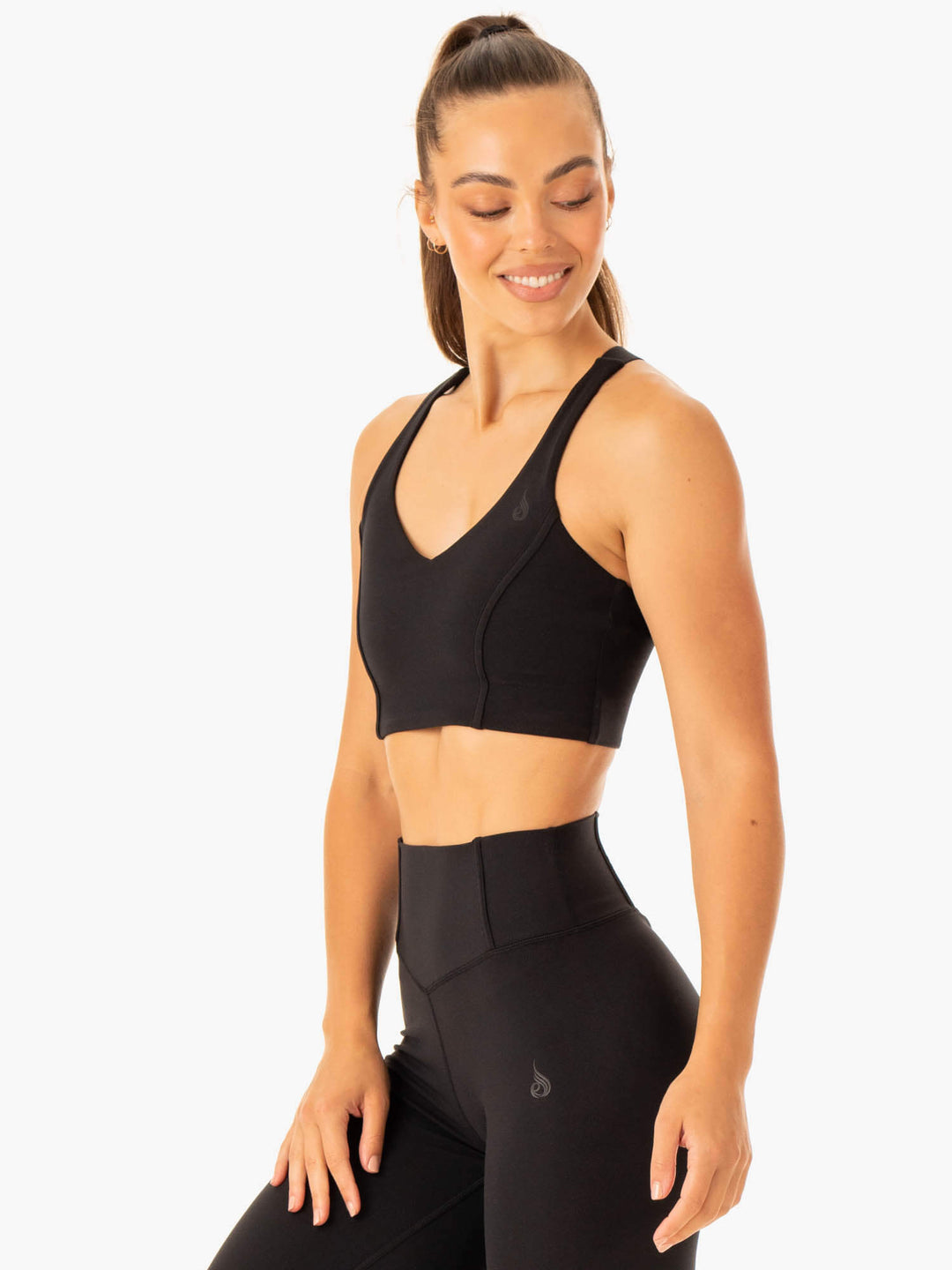 Form Sports Bra - Black Clothing Ryderwear 