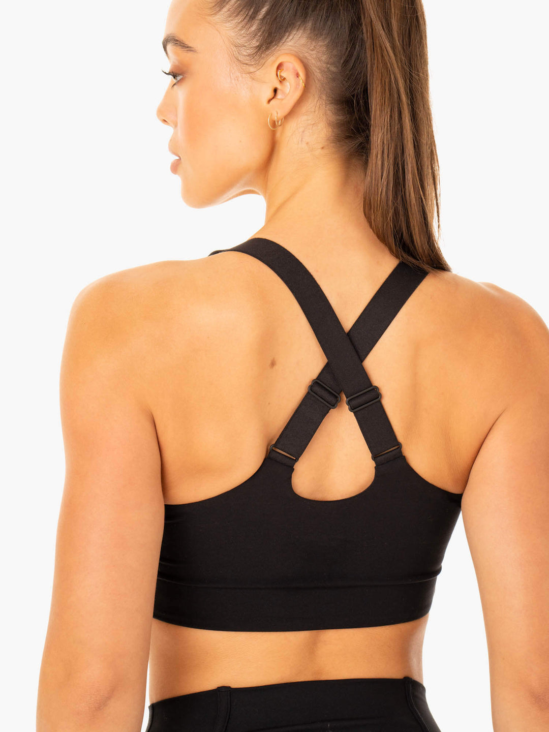 Form Sports Bra - Black Clothing Ryderwear 