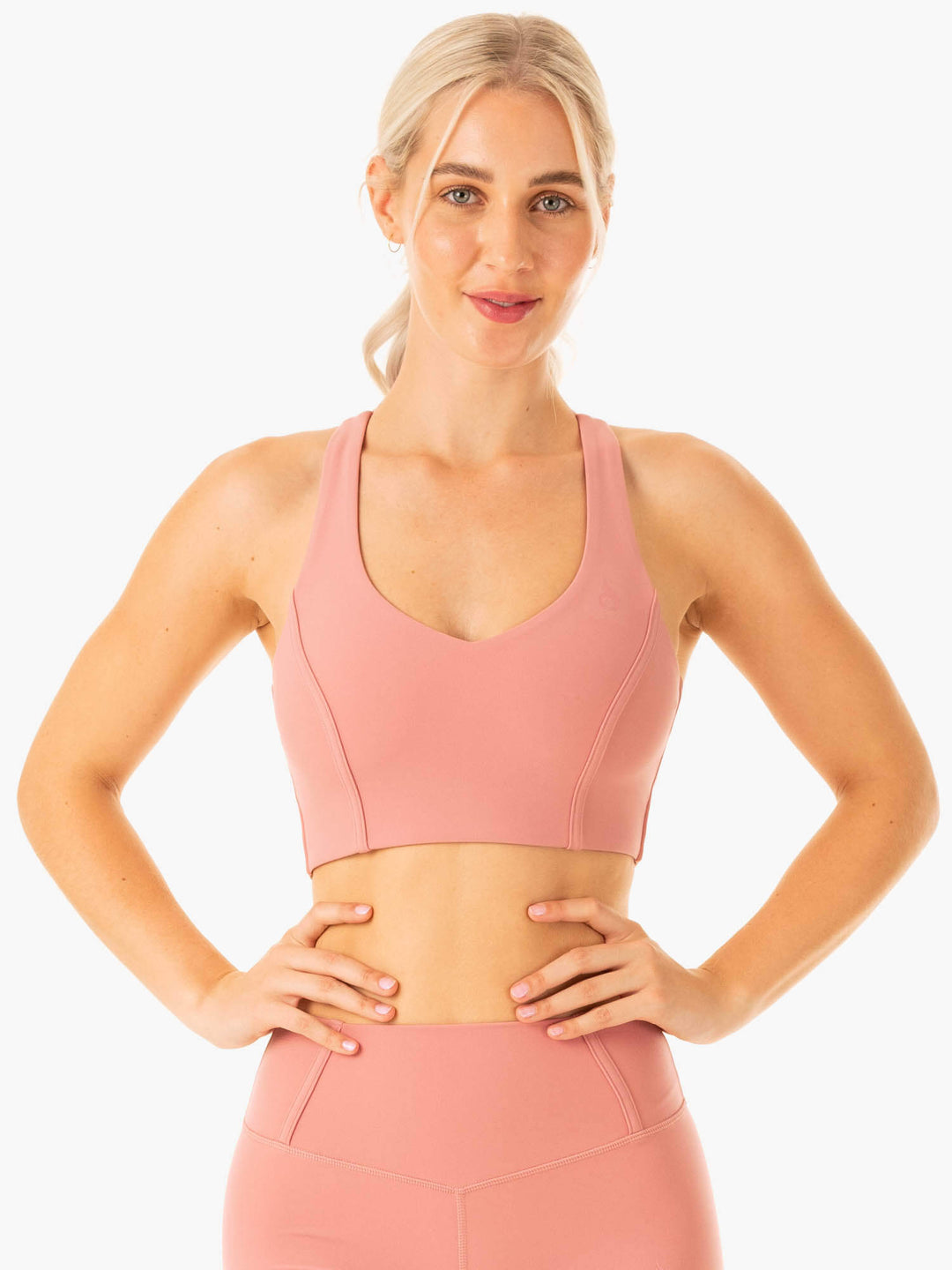 Form Sports Bra - Dusty Pink Clothing Ryderwear 