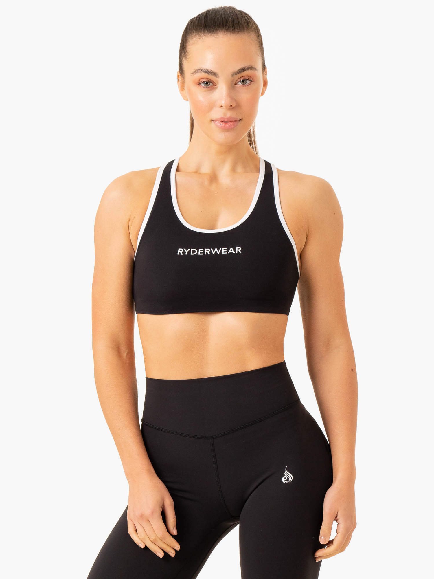 Frequency High Impact Sports Bra - Black - Ryderwear