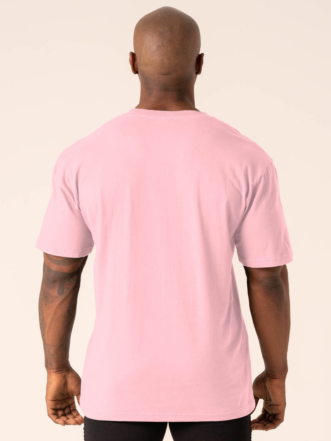 Grit Oversized T-Shirt - Pink Clothing Ryderwear 