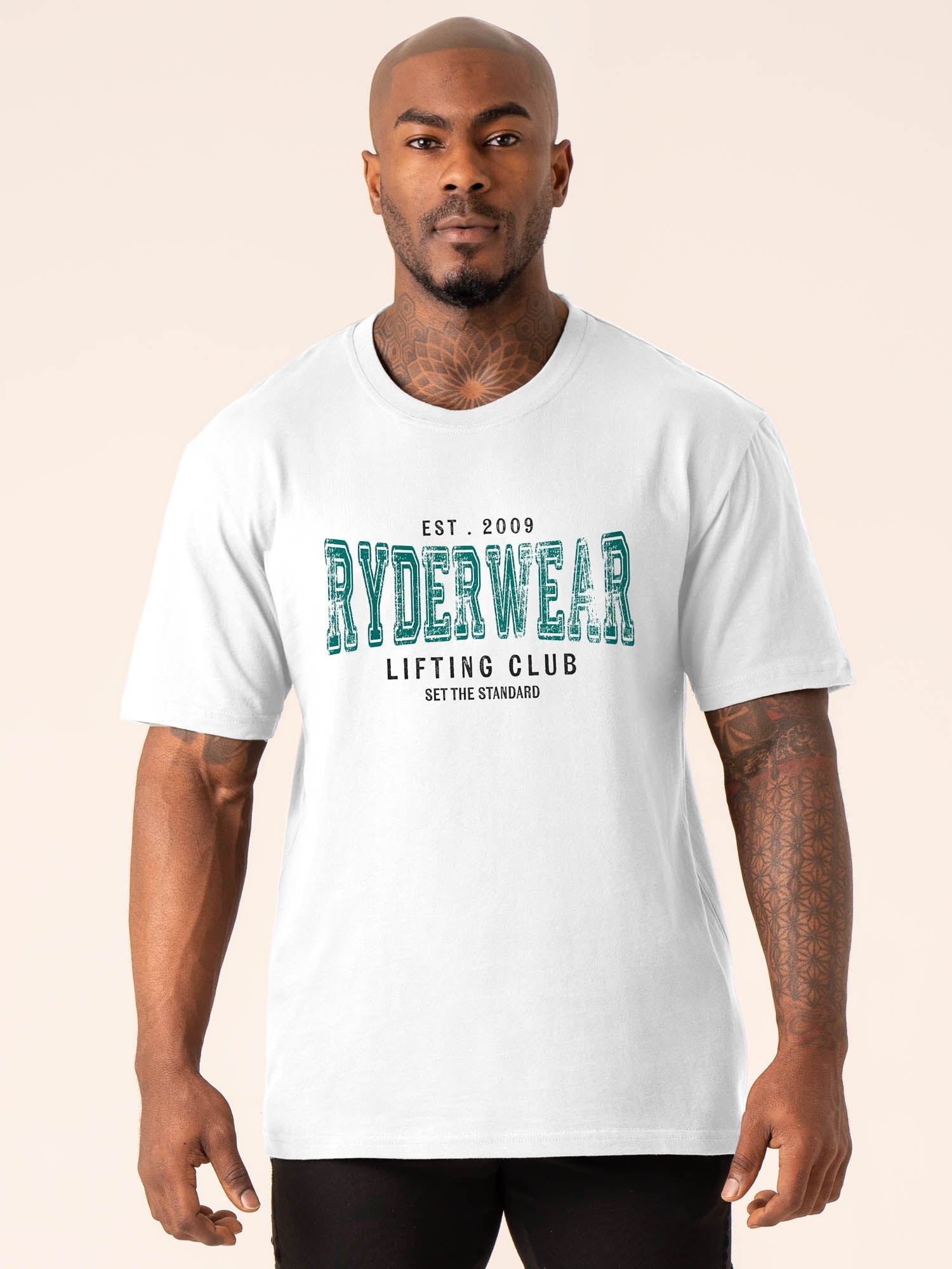 Grit Oversized T-Shirt - White - Ryderwear