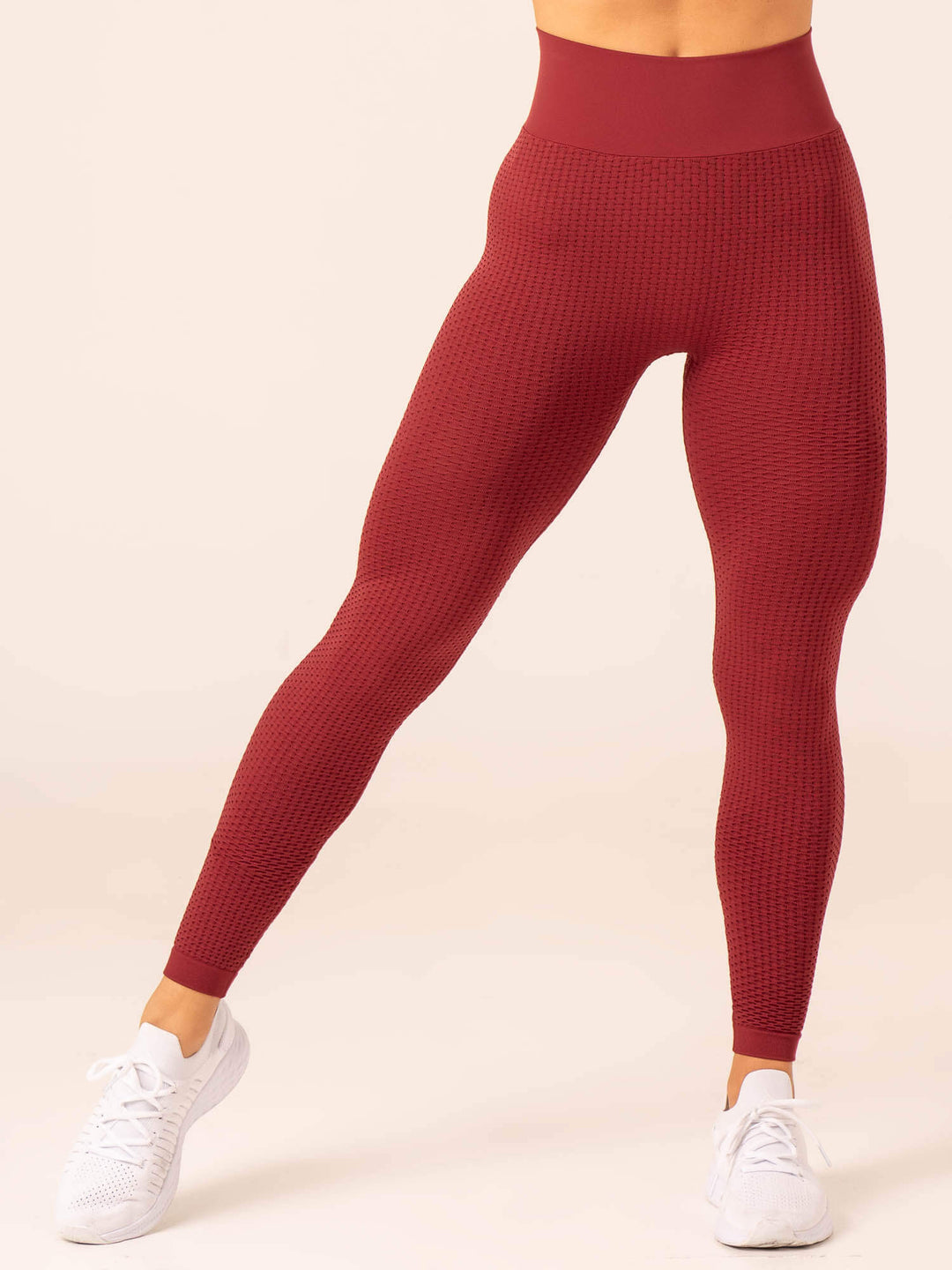 Honeycomb Scrunch Seamless Leggings - Berry Clothing Ryderwear 