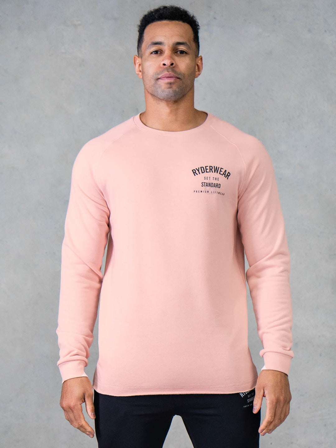 Legacy Crewneck - Faded Pink Clothing Ryderwear 