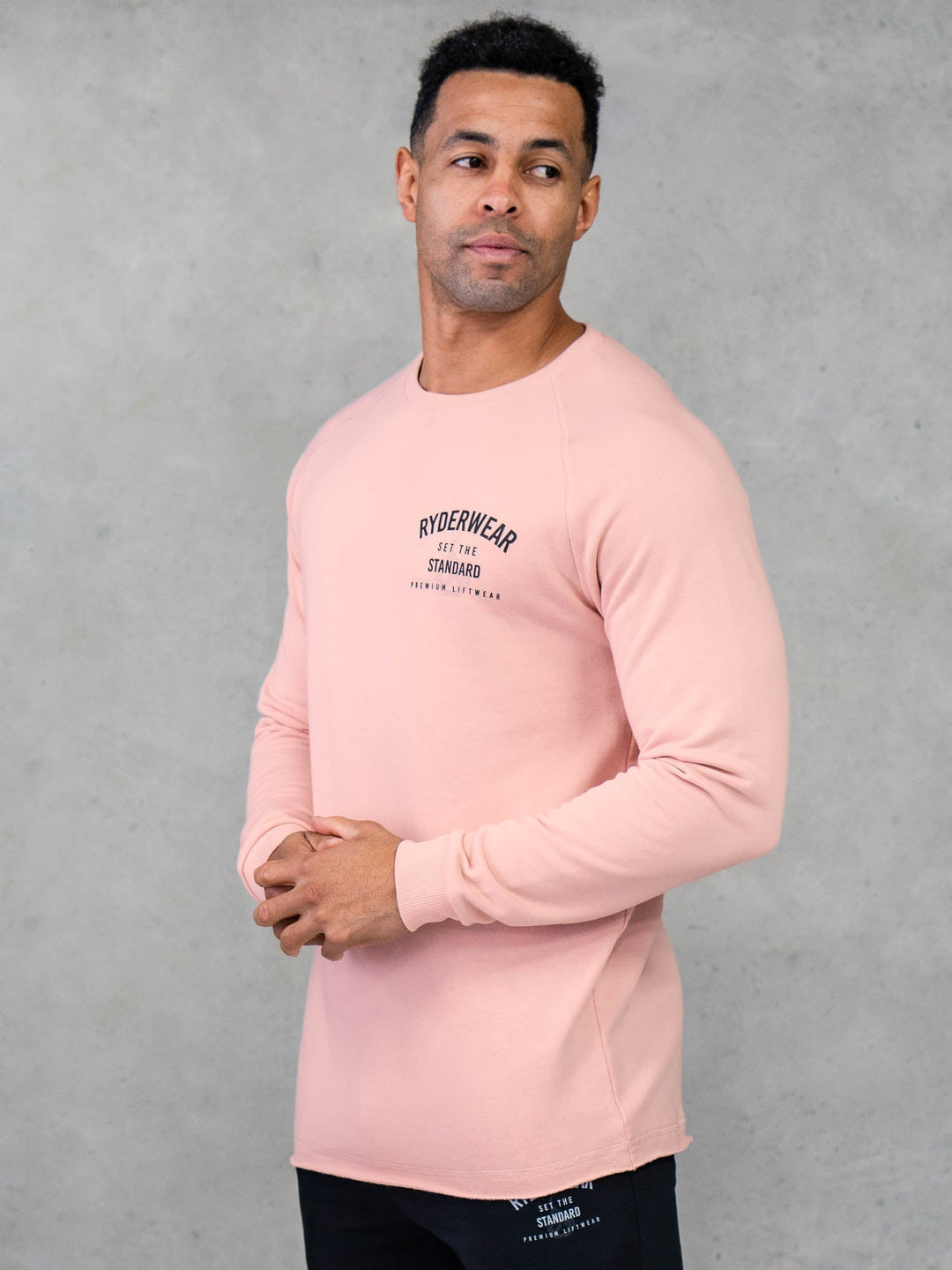 Legacy Crewneck - Faded Pink Clothing Ryderwear 