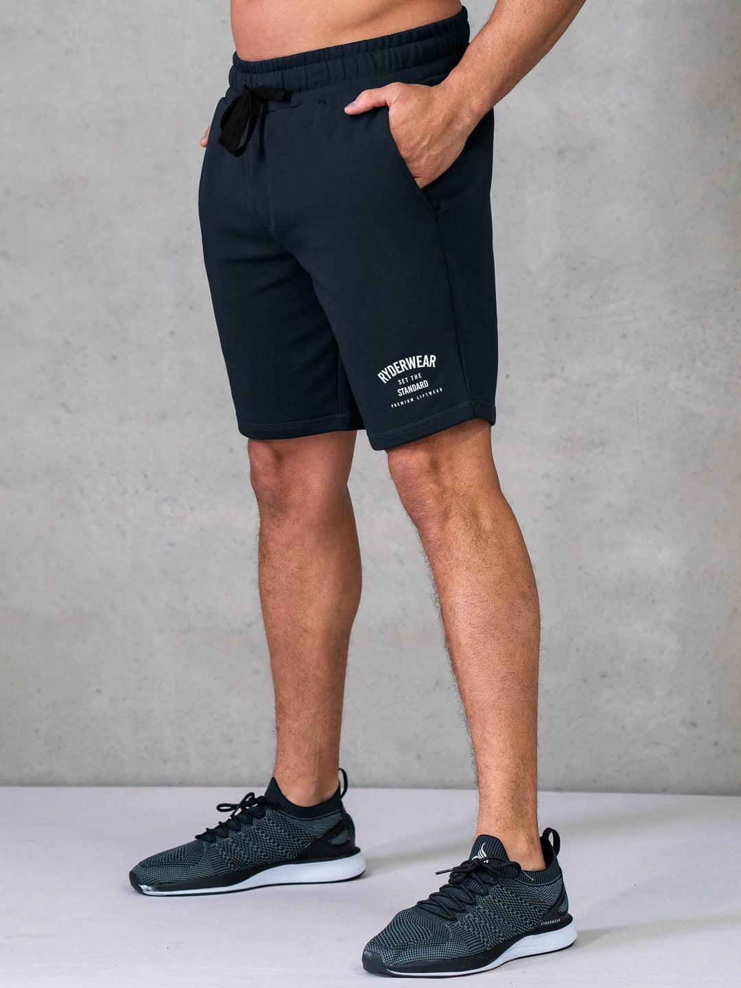 Legacy Track Shorts - Black Clothing Ryderwear 