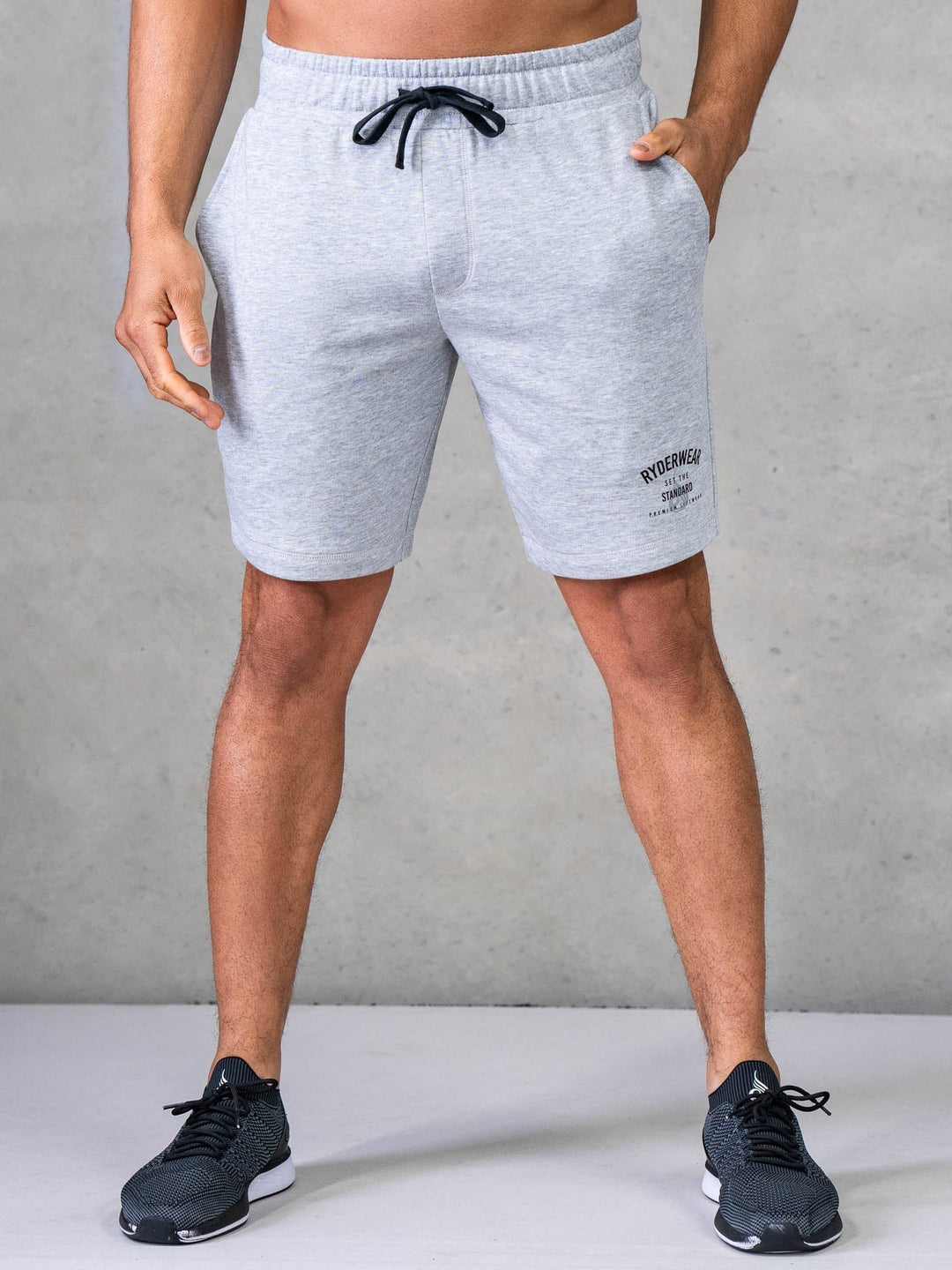Legacy Track Shorts - Grey Marl Clothing Ryderwear 