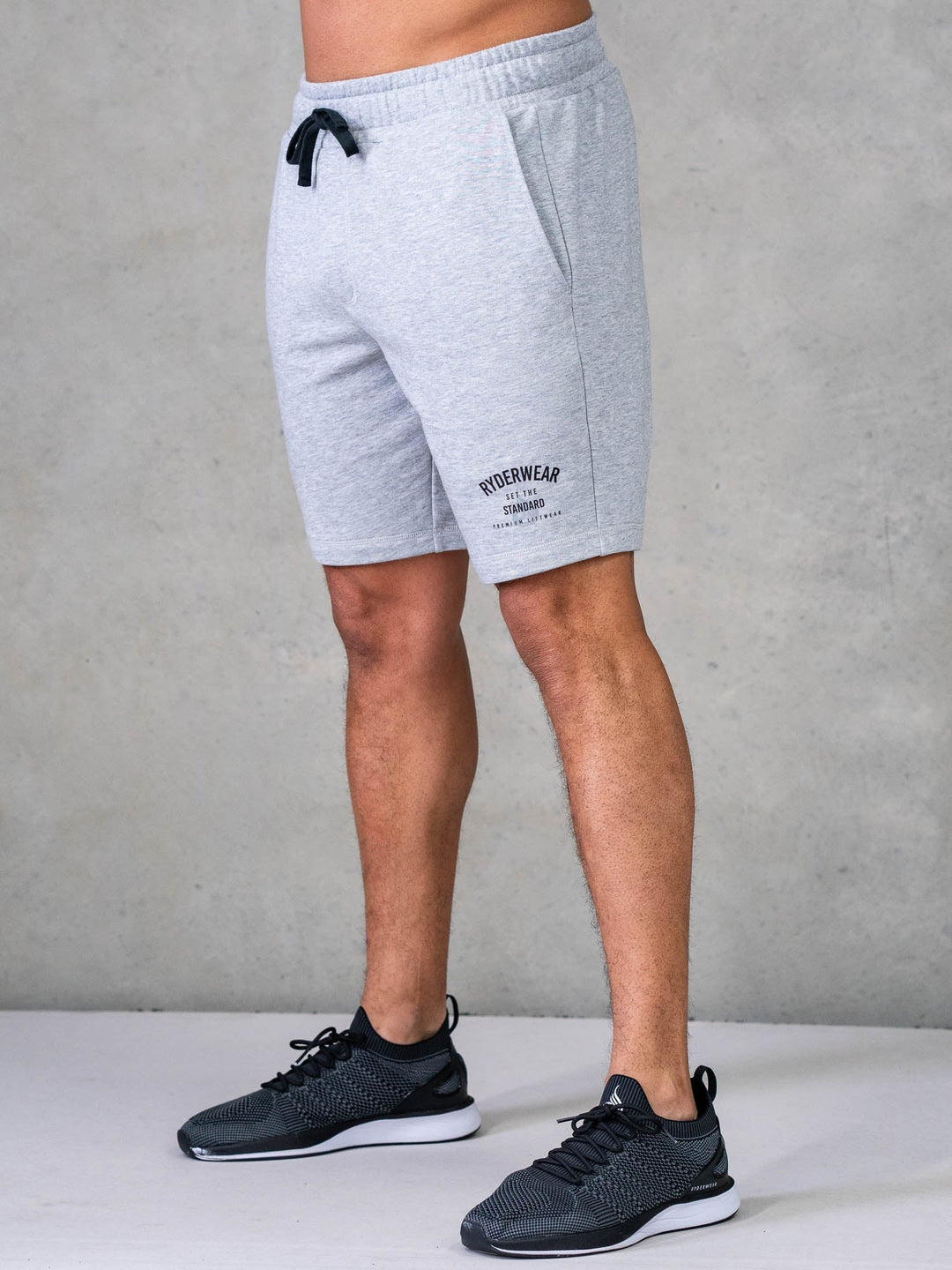 Legacy Track Shorts - Grey Marl Clothing Ryderwear 