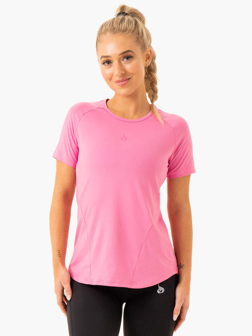 Level Up Training T-Shirt Pink