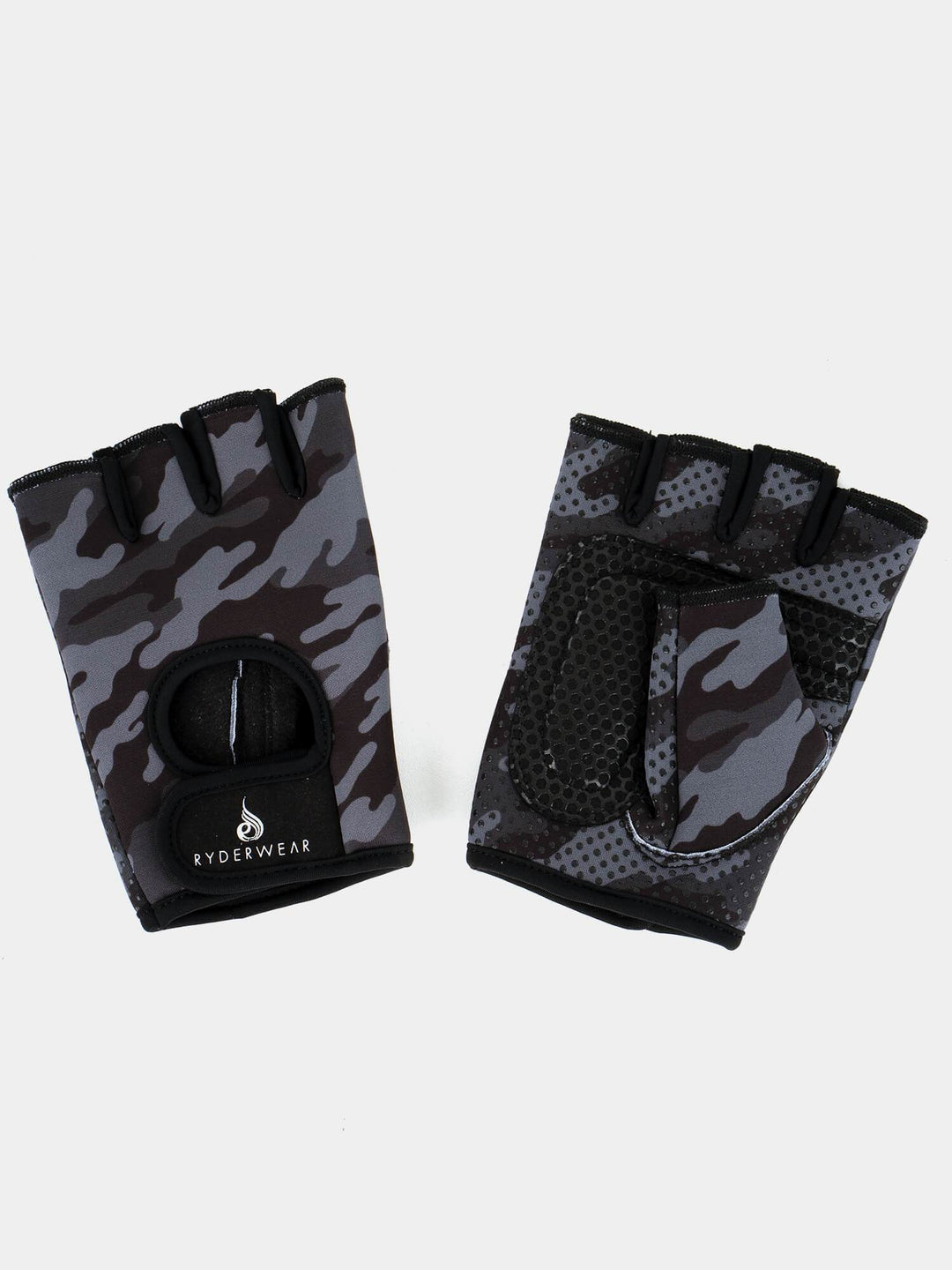 Lifting Gloves - Black Camo Accessories Ryderwear 