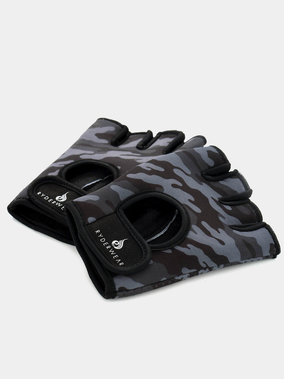 Lifting Gloves - Black Camo Accessories Ryderwear 