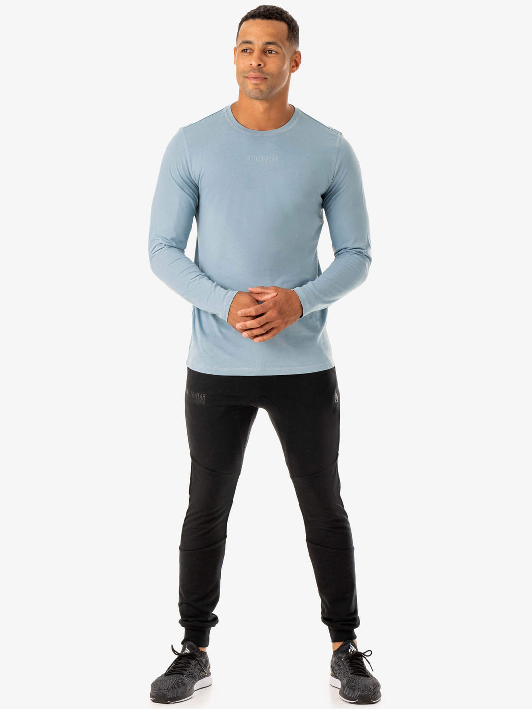 Limitless Long Sleeve T-Shirt - Ice Blue Clothing Ryderwear 
