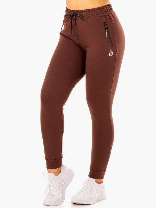 Luxe Track Pants Chocolate