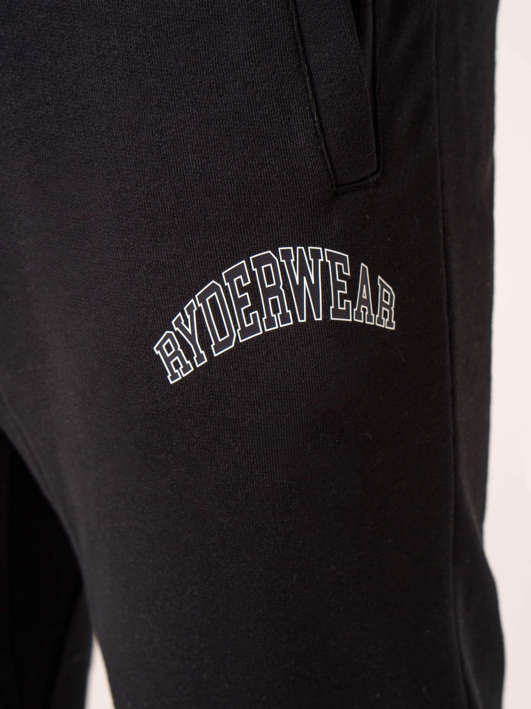 Men's Collegiate Track Pant - Black Clothing Ryderwear 