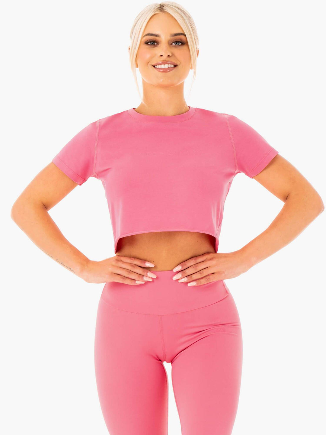 Motion Cropped T-Shirt - Pink Lemonade Clothing Ryderwear 