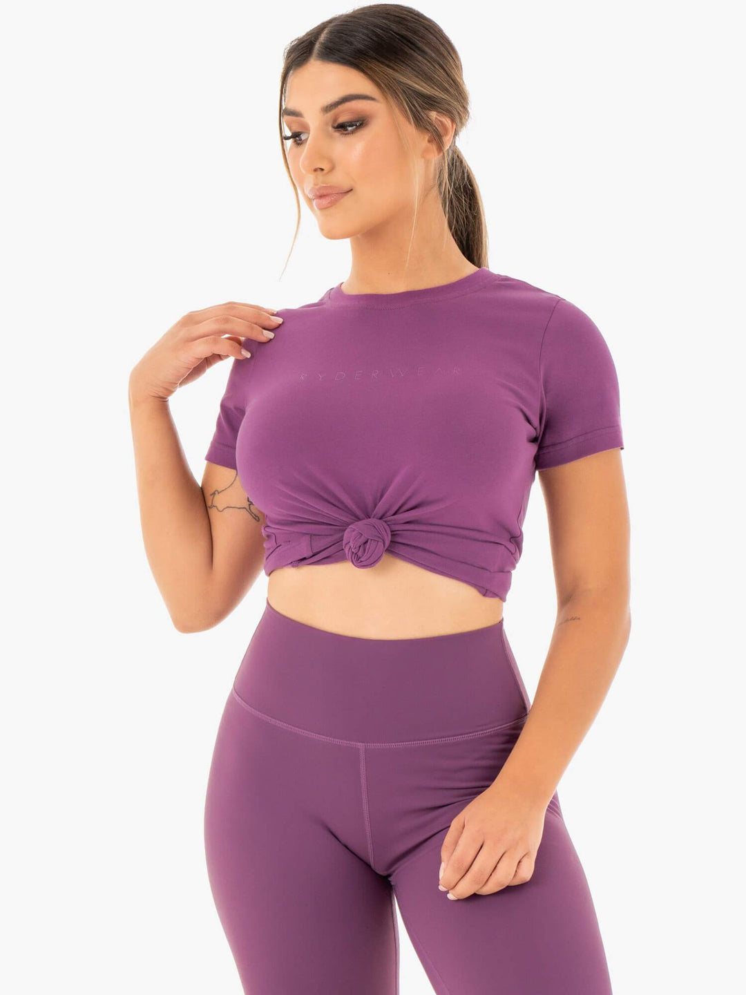 Motion T-Shirt - Purple Clothing Ryderwear 