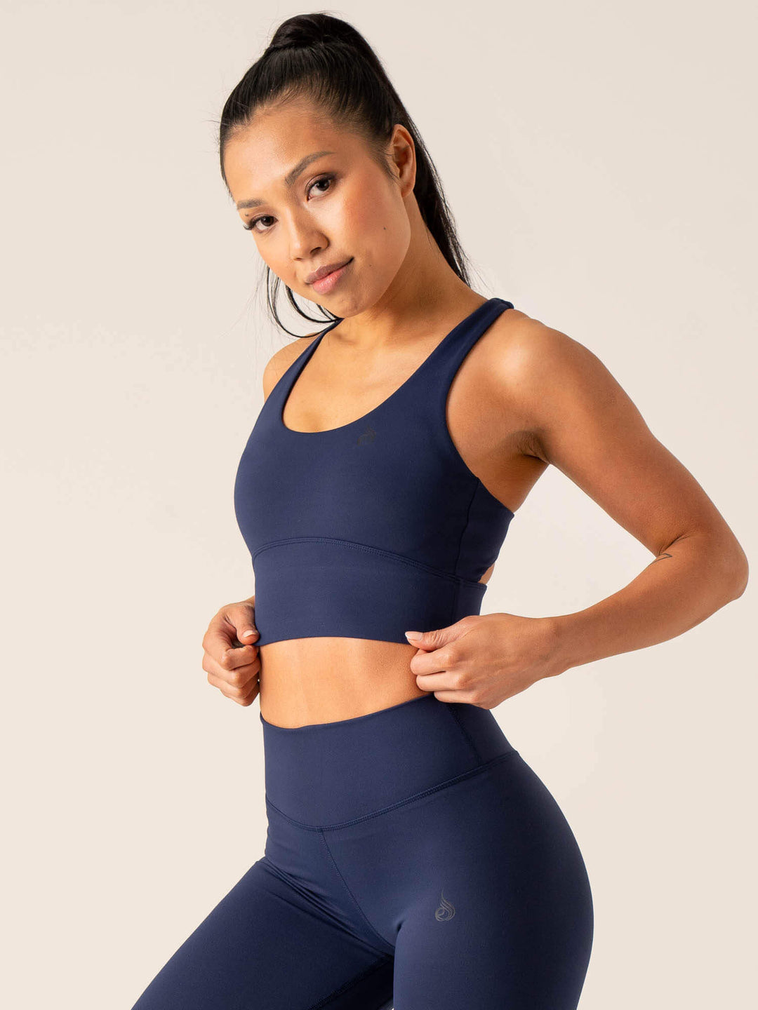 NKD Arch Sports Bra - Navy Clothing Ryderwear 