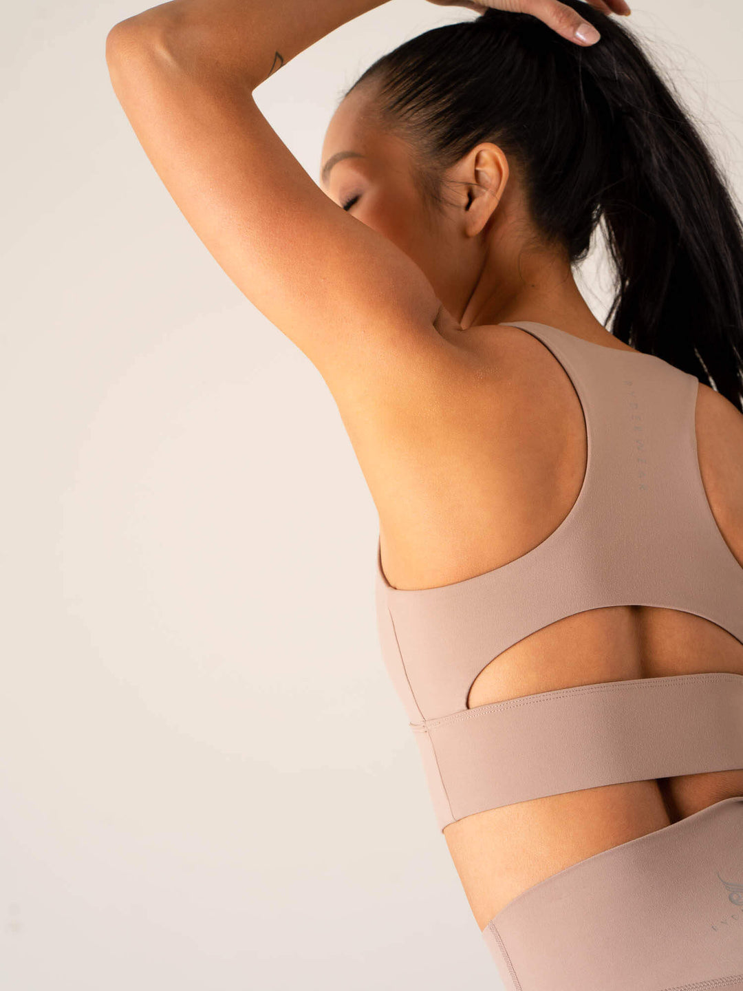 NKD Arch Sports Bra - Taupe Clothing Ryderwear 