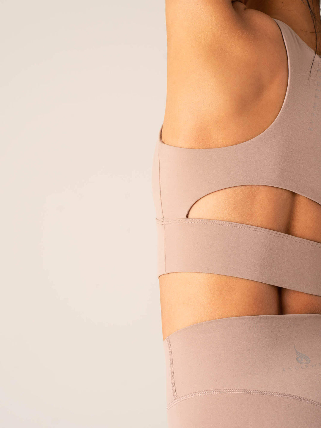 NKD Arch Sports Bra - Taupe Clothing Ryderwear 