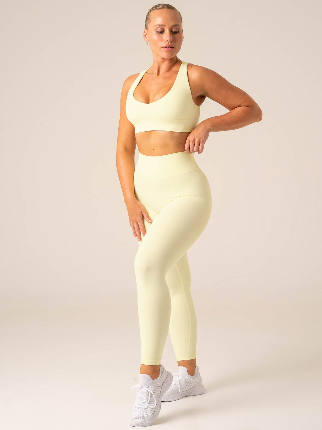 NKD Embody Sports Bra - Lemon Clothing Ryderwear 
