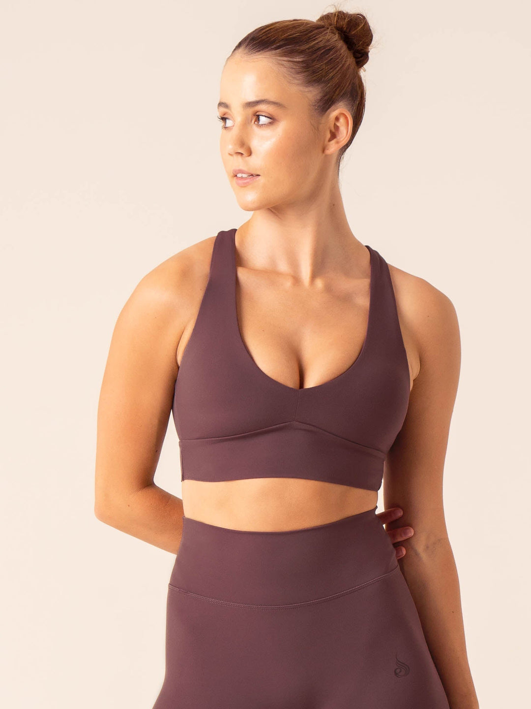 NKD Embody Sports Bra - Plum Clothing Ryderwear 