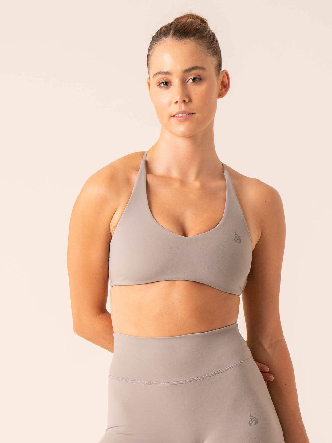 NKD Embody Sports Crop - Steel Grey Clothing Ryderwear 