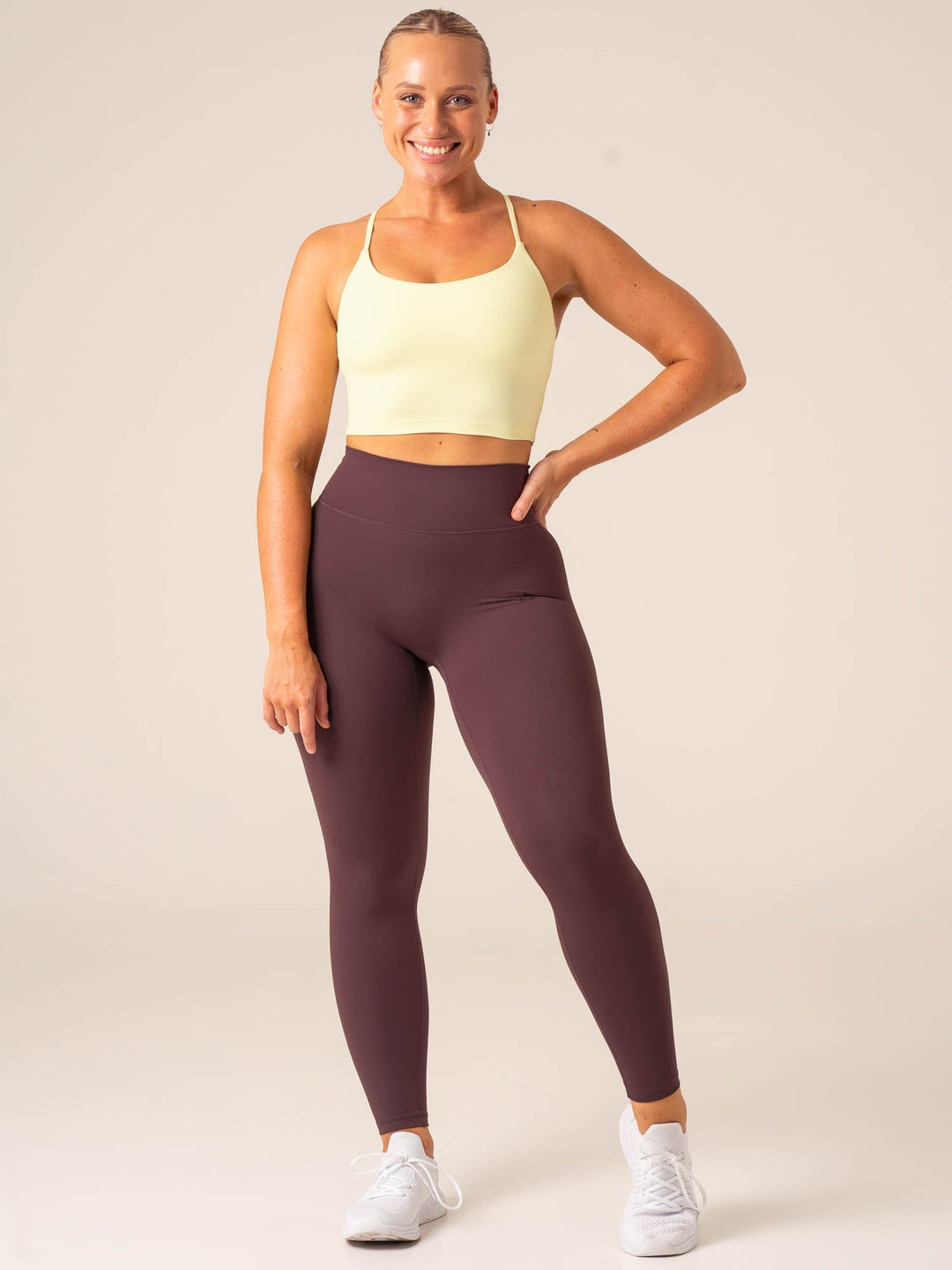 NKD Embody Tank Bra - Lemon Clothing Ryderwear 
