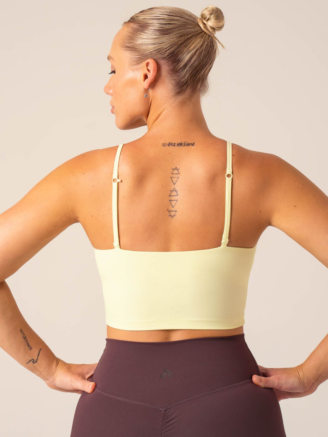 NKD Embody Tank Bra - Lemon Clothing Ryderwear 