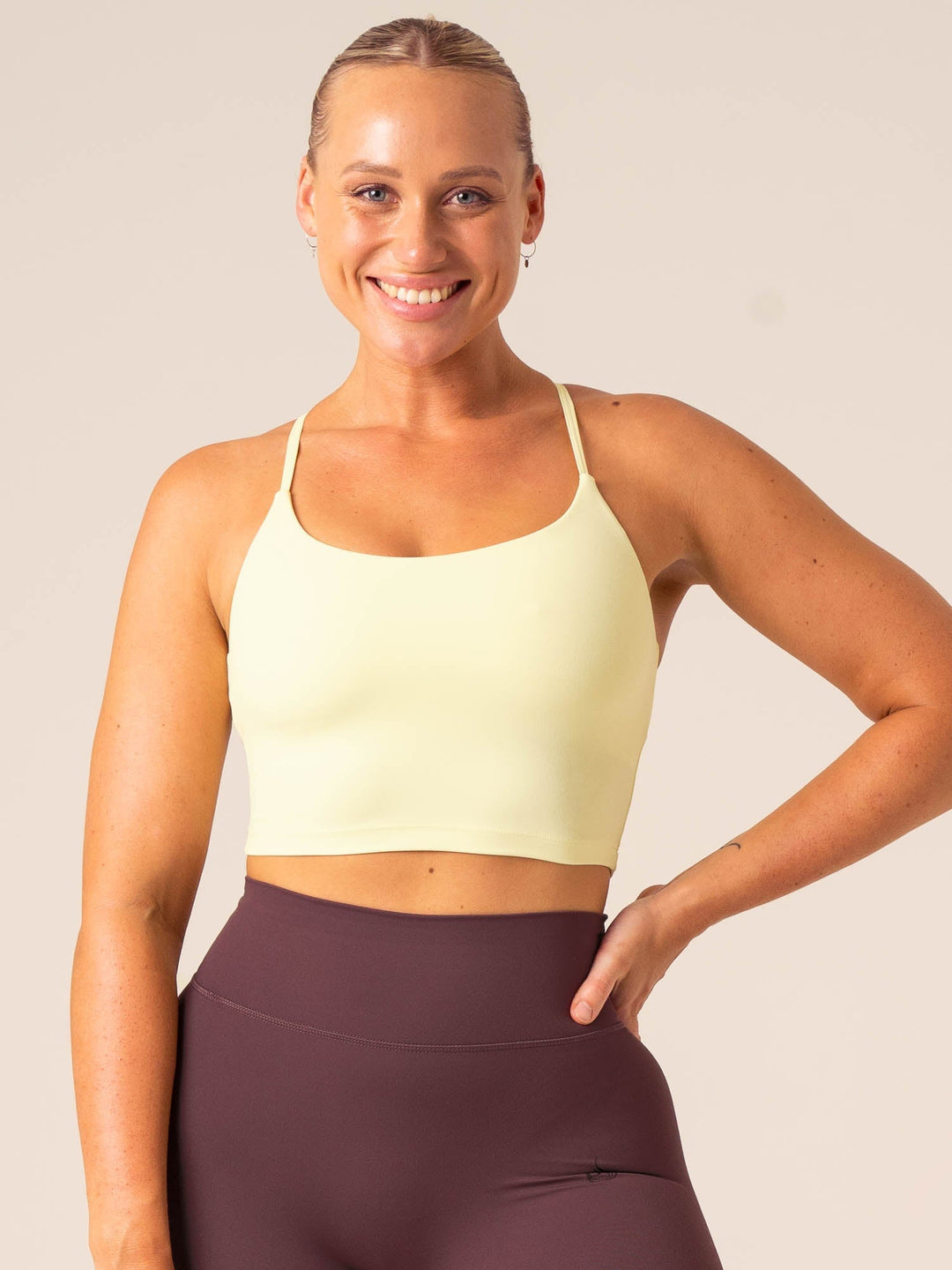 NKD Embody Tank Bra - Lemon Clothing Ryderwear 