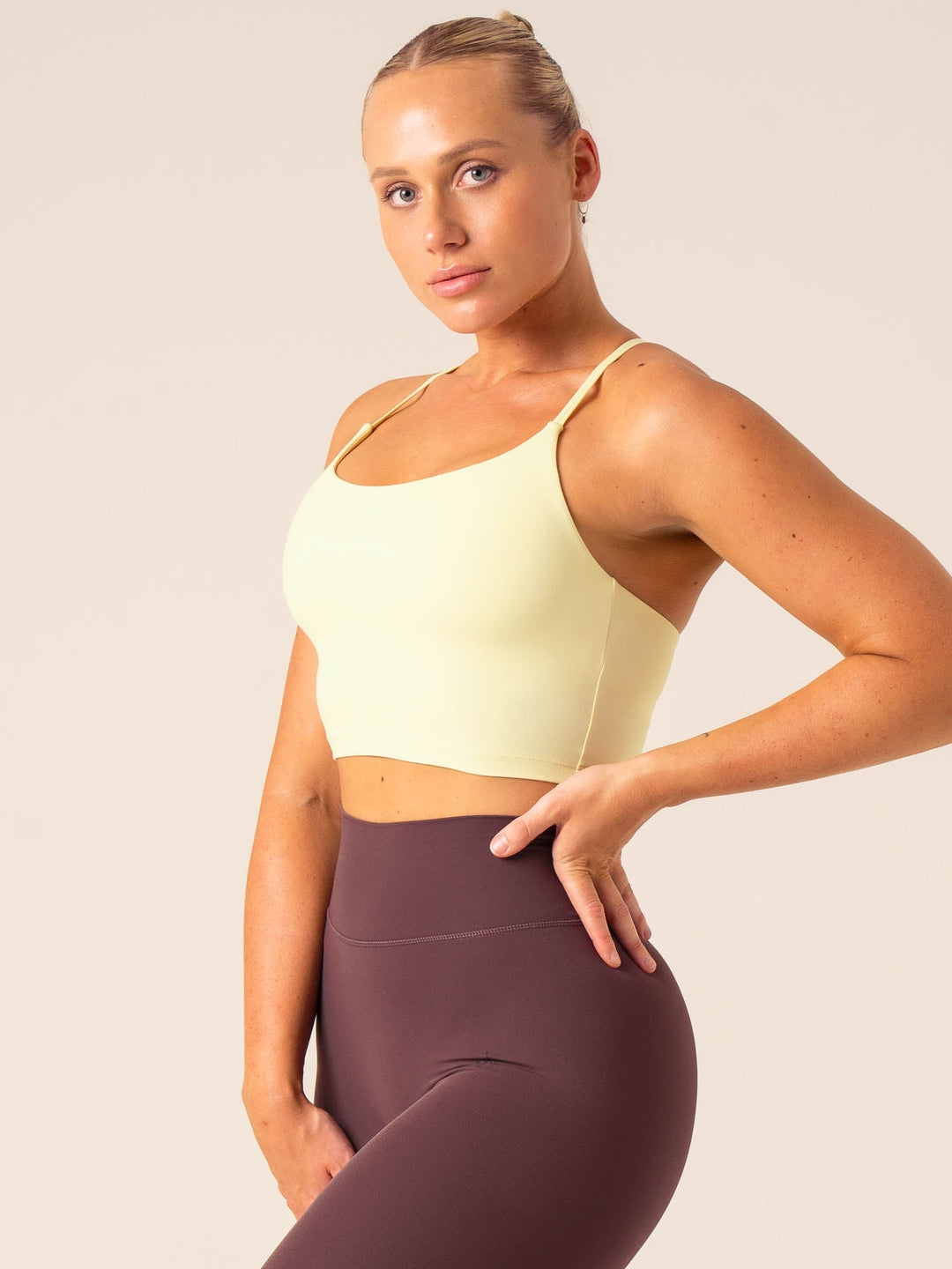 NKD Embody Tank Bra - Lemon Clothing Ryderwear 