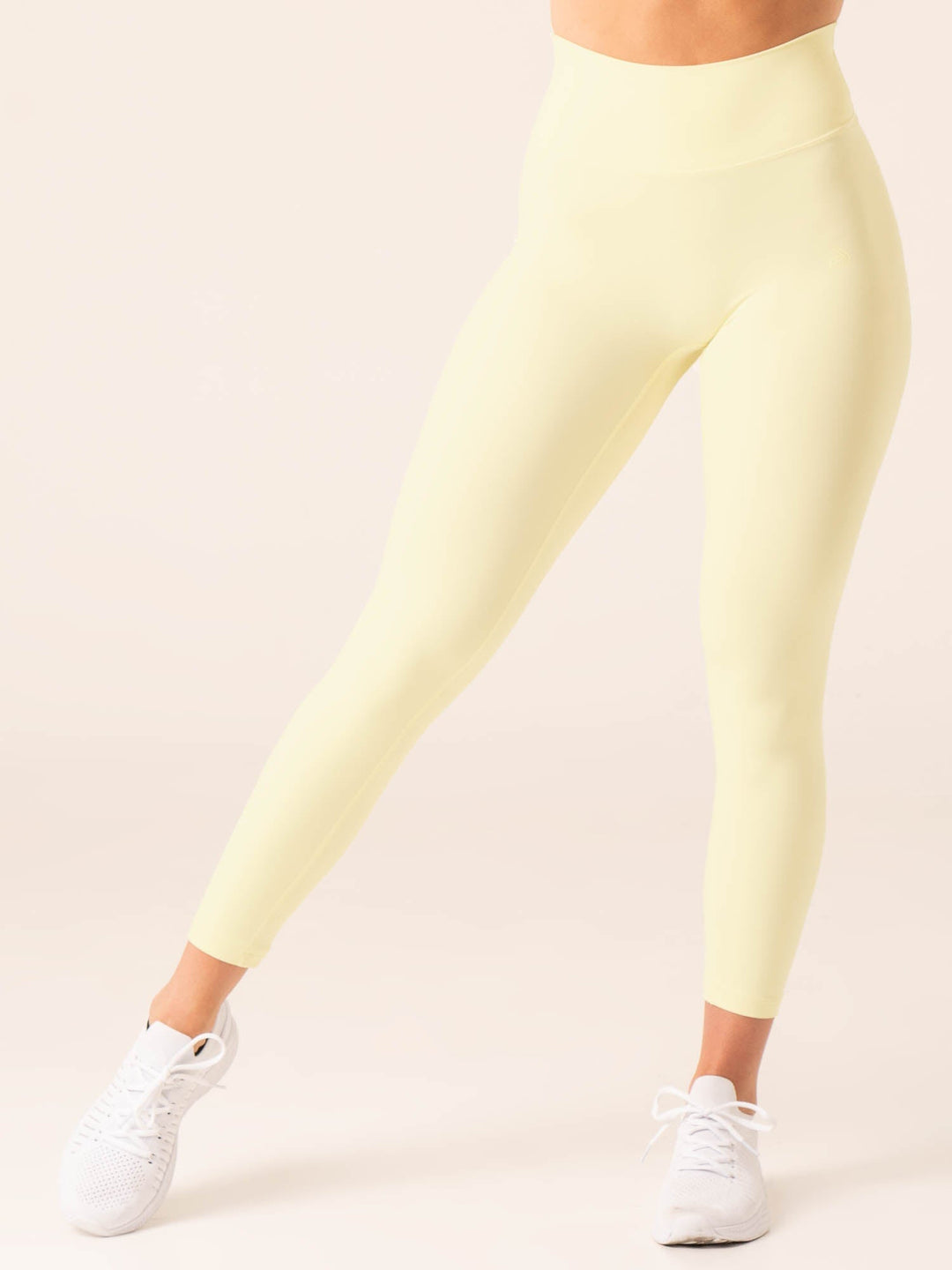 NKD High Waisted Scrunch Leggings - Lemon Clothing Ryderwear 