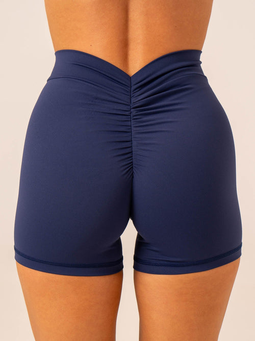 NKD V Scrunch Shorts Navy