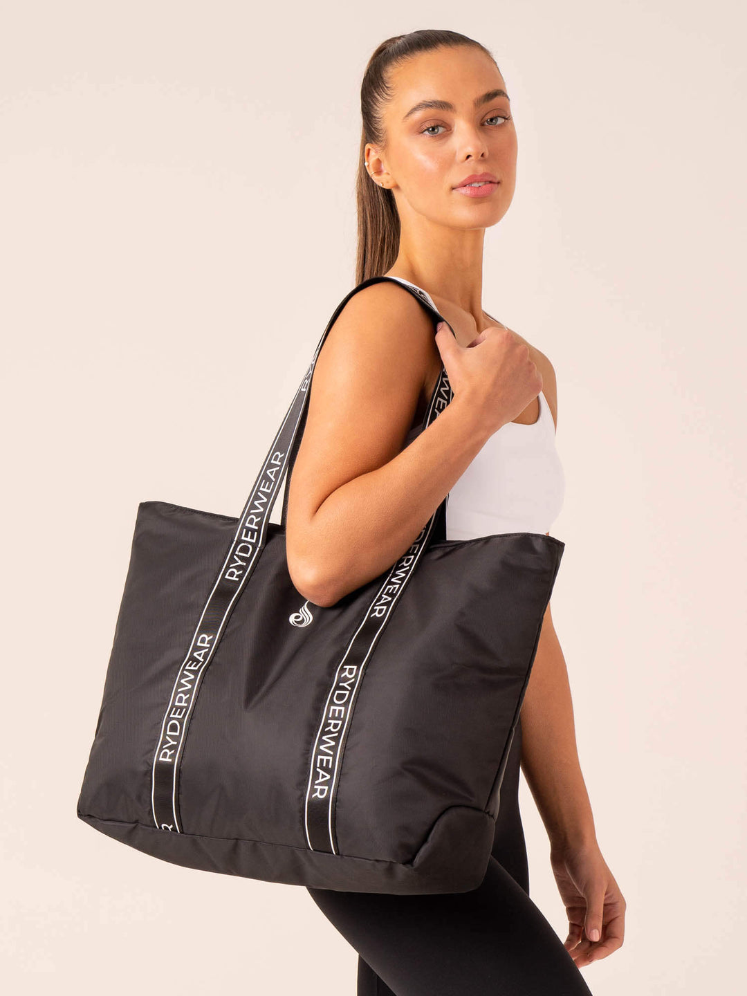 On The Go Tote Bag - Black Accessories Ryderwear 